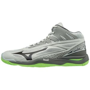 Mizuno Wave Mirage 2.1 Mid Womens Handball Shoes Canada - Grey